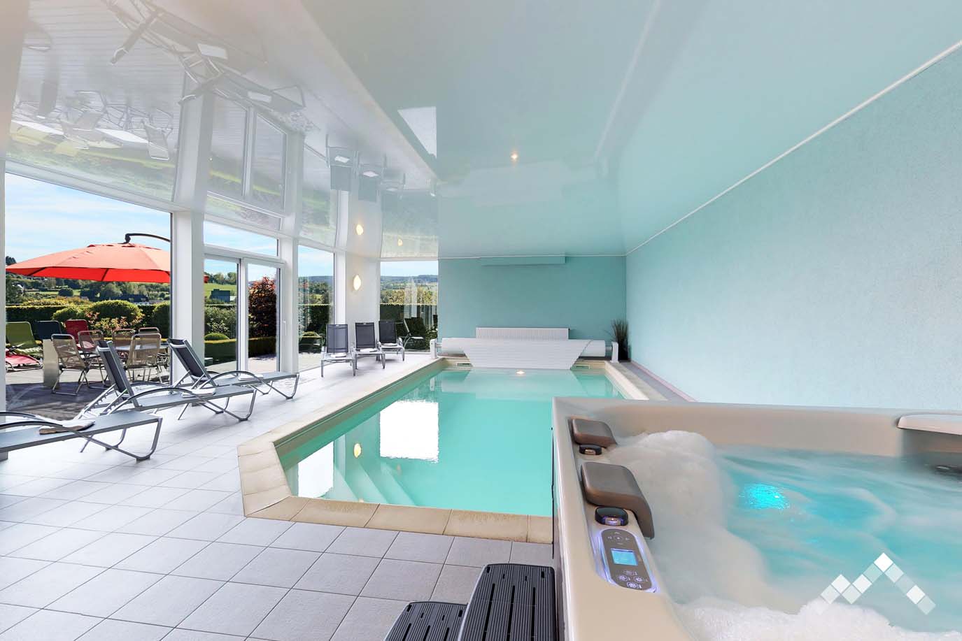 Luxueuse et spacieuse villa avec sauna et piscine, Malmedy